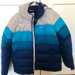 Kids’ LL Bean Colorblock Down Jacket